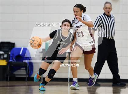 Thumbnail 3 in Mountain Ridge vs Liberty (Mountain Ridge Girls Basketball Invitational) photogallery.