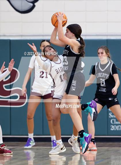 Thumbnail 3 in Mountain Ridge vs Liberty (Mountain Ridge Girls Basketball Invitational) photogallery.