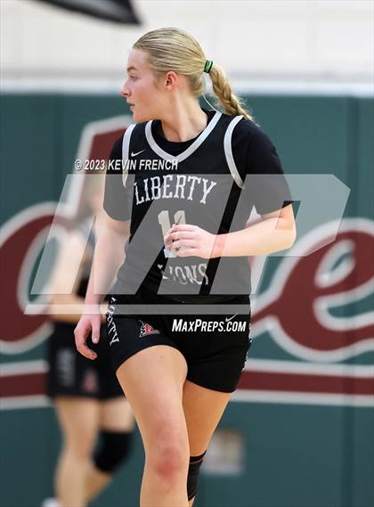 Thumbnail 2 in Mountain Ridge vs Liberty (Mountain Ridge Girls Basketball Invitational) photogallery.