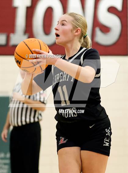 Thumbnail 1 in Mountain Ridge vs Liberty (Mountain Ridge Girls Basketball Invitational) photogallery.