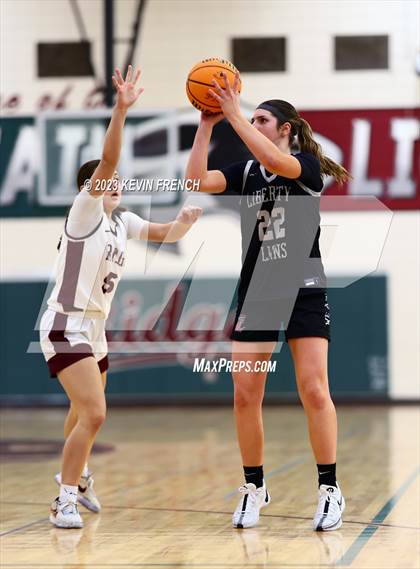 Thumbnail 3 in Mountain Ridge vs Liberty (Mountain Ridge Girls Basketball Invitational) photogallery.