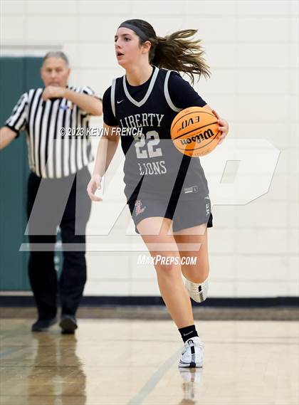 Thumbnail 2 in Mountain Ridge vs Liberty (Mountain Ridge Girls Basketball Invitational) photogallery.