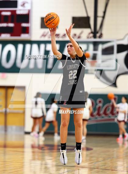 Thumbnail 1 in Mountain Ridge vs Liberty (Mountain Ridge Girls Basketball Invitational) photogallery.