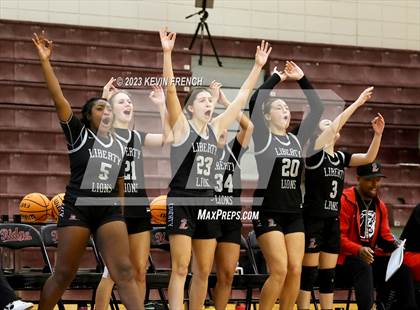 Thumbnail 3 in Mountain Ridge vs Liberty (Mountain Ridge Girls Basketball Invitational) photogallery.