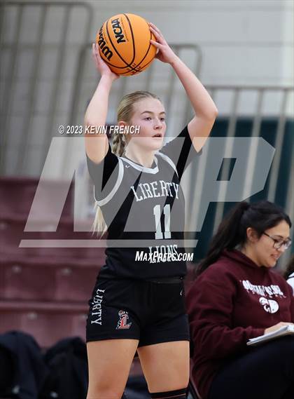 Thumbnail 1 in Mountain Ridge vs Liberty (Mountain Ridge Girls Basketball Invitational) photogallery.