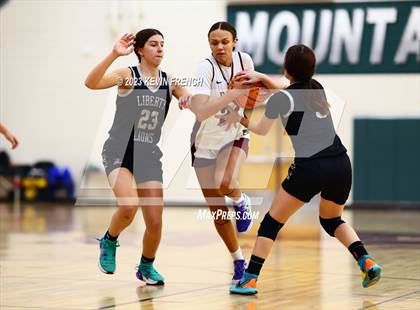 Thumbnail 1 in Mountain Ridge vs Liberty (Mountain Ridge Girls Basketball Invitational) photogallery.