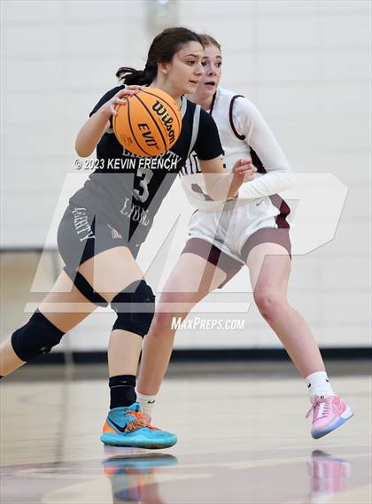Thumbnail 3 in Mountain Ridge vs Liberty (Mountain Ridge Girls Basketball Invitational) photogallery.