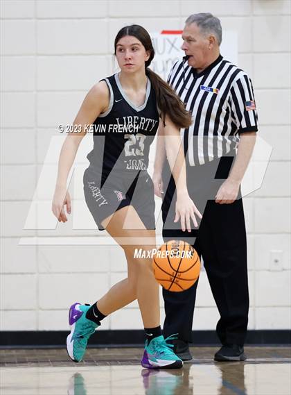 Thumbnail 2 in Mountain Ridge vs Liberty (Mountain Ridge Girls Basketball Invitational) photogallery.