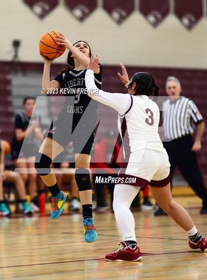 Thumbnail 1 in Mountain Ridge vs Liberty (Mountain Ridge Girls Basketball Invitational) photogallery.