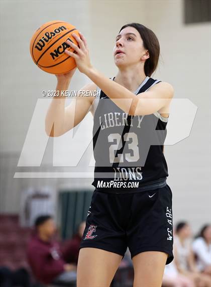 Thumbnail 2 in Mountain Ridge vs Liberty (Mountain Ridge Girls Basketball Invitational) photogallery.