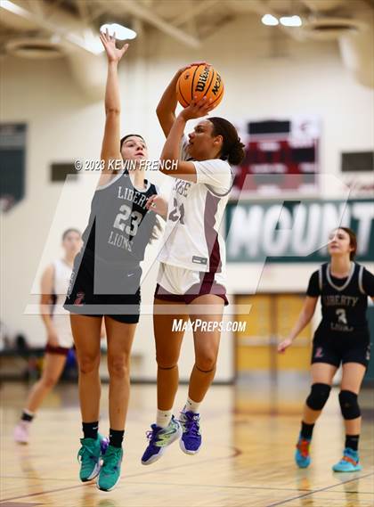 Thumbnail 1 in Mountain Ridge vs Liberty (Mountain Ridge Girls Basketball Invitational) photogallery.