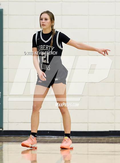 Thumbnail 3 in Mountain Ridge vs Liberty (Mountain Ridge Girls Basketball Invitational) photogallery.