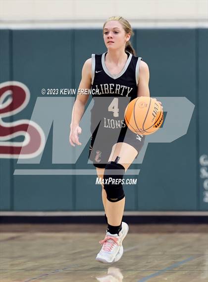Thumbnail 2 in Mountain Ridge vs Liberty (Mountain Ridge Girls Basketball Invitational) photogallery.