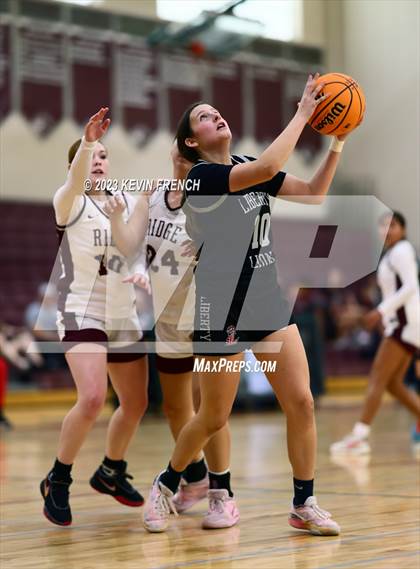 Thumbnail 3 in Mountain Ridge vs Liberty (Mountain Ridge Girls Basketball Invitational) photogallery.