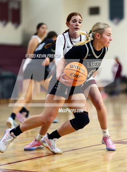Thumbnail 2 in Mountain Ridge vs Liberty (Mountain Ridge Girls Basketball Invitational) photogallery.