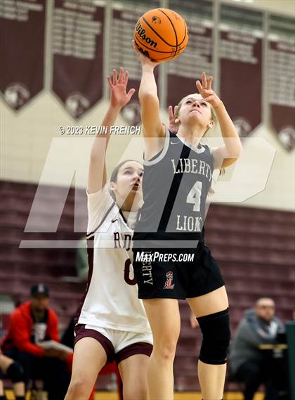 Thumbnail 2 in Mountain Ridge vs Liberty (Mountain Ridge Girls Basketball Invitational) photogallery.