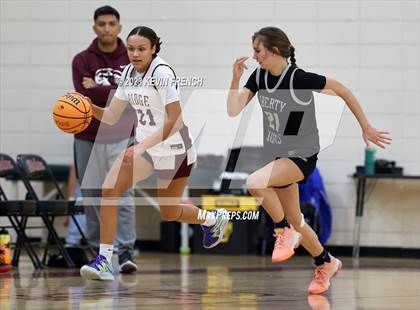 Thumbnail 3 in Mountain Ridge vs Liberty (Mountain Ridge Girls Basketball Invitational) photogallery.