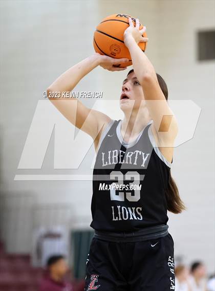 Thumbnail 3 in Mountain Ridge vs Liberty (Mountain Ridge Girls Basketball Invitational) photogallery.