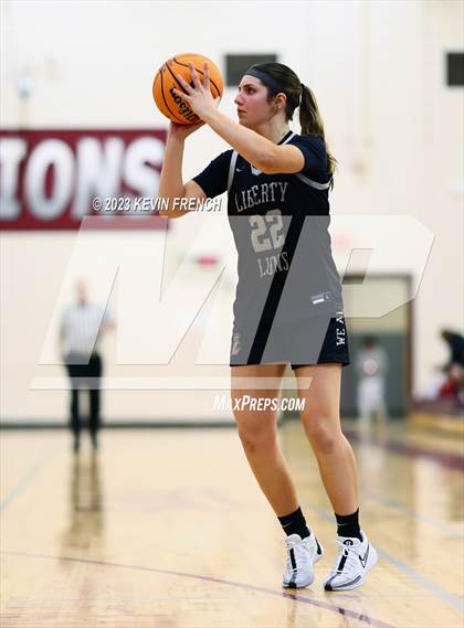 Thumbnail 2 in Mountain Ridge vs Liberty (Mountain Ridge Girls Basketball Invitational) photogallery.