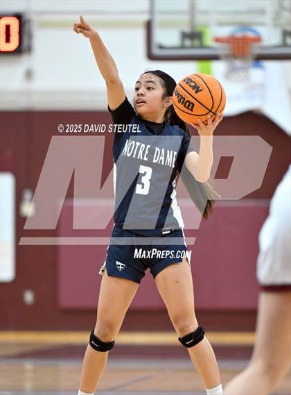 Thumbnail 3 in Notre Dame @ West Campus (CIF State NorCal D4 Round 1) photogallery.