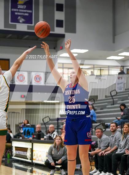 Thumbnail 3 in Fremd vs. Jennings County (Sneakers for Santa Shootout) photogallery.