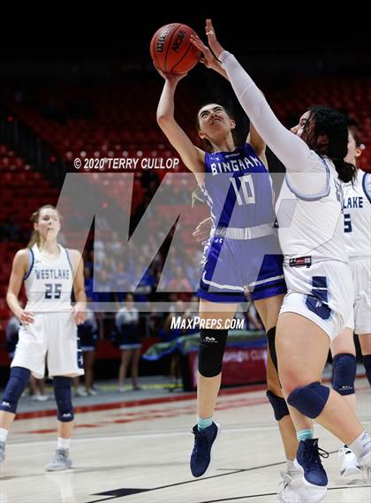 Thumbnail 3 in Bingham vs. Westlake (UHSA 6A Quarterfinal) photogallery.