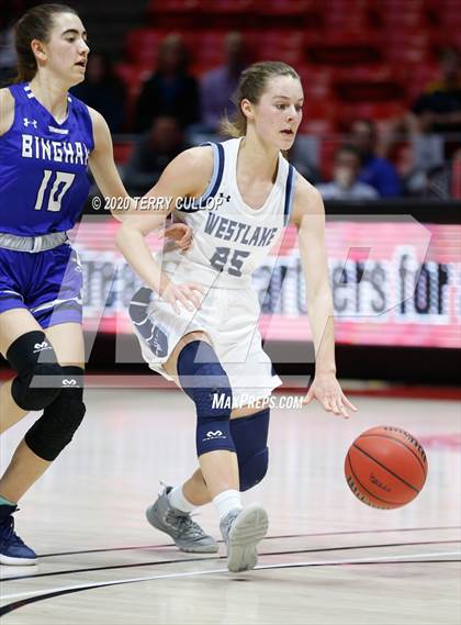 Thumbnail 1 in Bingham vs. Westlake (UHSA 6A Quarterfinal) photogallery.