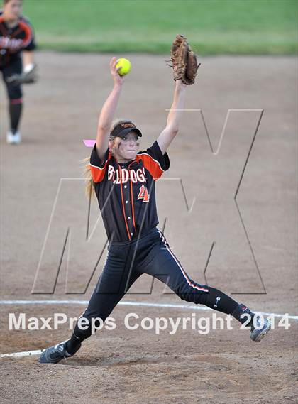 Thumbnail 3 in Pleasant Grove vs. Vacaville (CIF SJS Final - Game 2) photogallery.