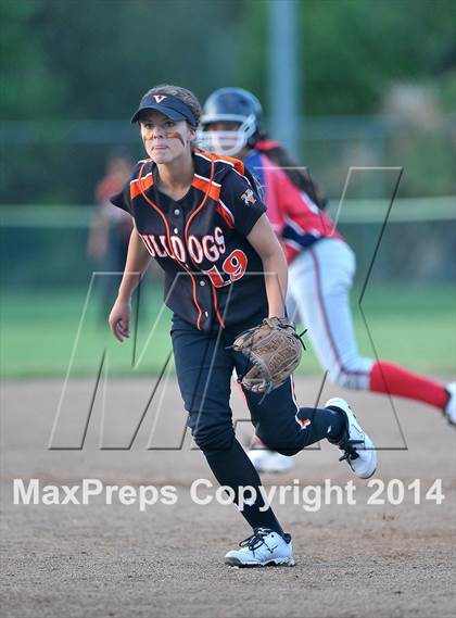 Thumbnail 2 in Pleasant Grove vs. Vacaville (CIF SJS Final - Game 2) photogallery.