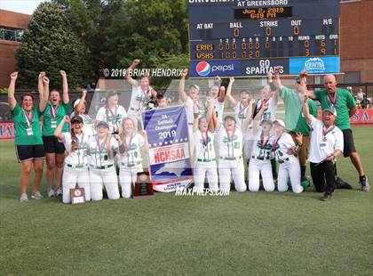 Thumbnail 2 in Eastern Randolph vs. West Stanly (NCHSAA 2A Final - Game 3)  photogallery.