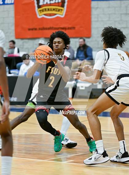 Thumbnail 2 in Florida State University High School vs Blake  (Sun Bash Tourney) photogallery.
