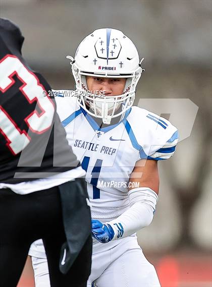 Thumbnail 1 in Seattle Prep @ Yelm (3A Playoffs) photogallery.