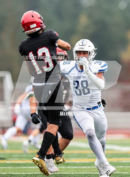 Thumbnail 1 in Seattle Prep @ Yelm (3A Playoffs) photogallery.