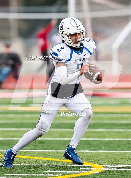Thumbnail 1 in Seattle Prep @ Yelm (3A Playoffs) photogallery.