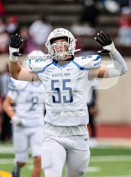 Thumbnail 2 in Seattle Prep @ Yelm (3A Playoffs) photogallery.