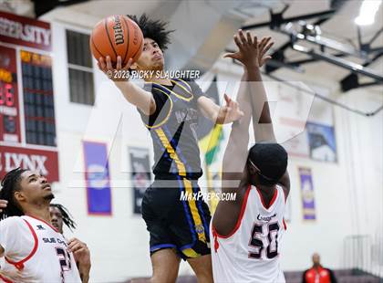 Thumbnail 2 in SIUE East St. Louis Charter vs. Hancock photogallery.