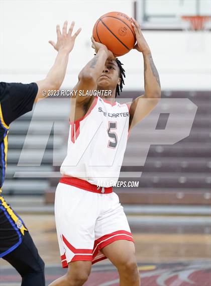 Thumbnail 2 in SIUE East St. Louis Charter vs. Hancock photogallery.
