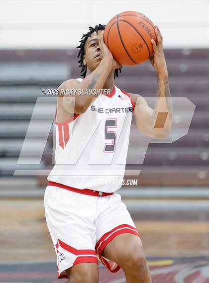 Thumbnail 1 in SIUE East St. Louis Charter vs. Hancock photogallery.