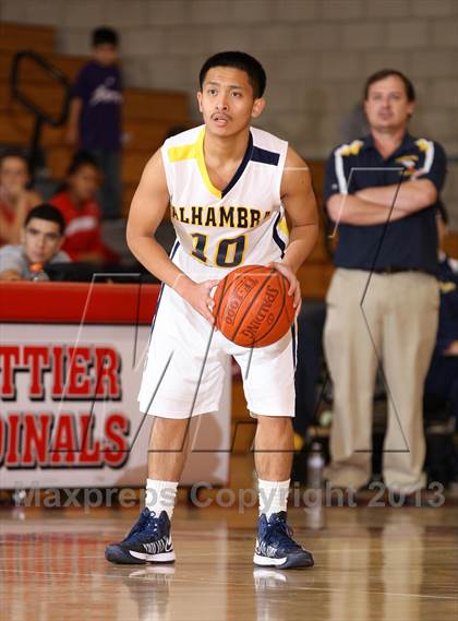 Thumbnail 2 in South Gate vs. Alhambra (Whittier Holiday Invitational) photogallery.