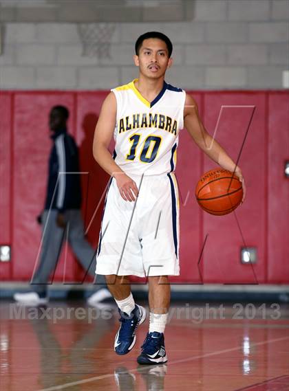 Thumbnail 3 in South Gate vs. Alhambra (Whittier Holiday Invitational) photogallery.