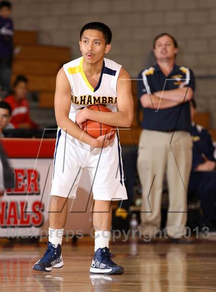Thumbnail 1 in South Gate vs. Alhambra (Whittier Holiday Invitational) photogallery.