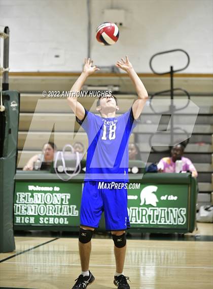 Thumbnail 2 in Valley Stream Central vs Elmont Memorial photogallery.