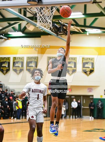 Thumbnail 1 in Edison Tech @ Aquinas Institute (NYSPHSAA Section V Class AA Semifinal) photogallery.