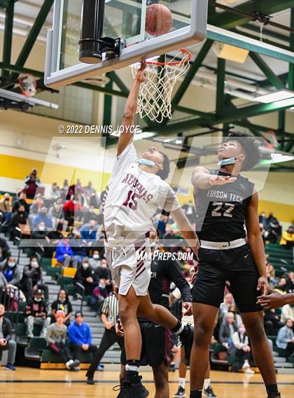 Thumbnail 3 in Edison Tech @ Aquinas Institute (NYSPHSAA Section V Class AA Semifinal) photogallery.