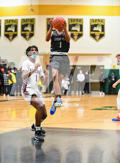 Thumbnail 1 in Edison Tech @ Aquinas Institute (NYSPHSAA Section V Class AA Semifinal) photogallery.