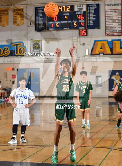 Thumbnail 1 in San Marino vs Schurr  (San Gabriel Winter Classics Tournament) photogallery.