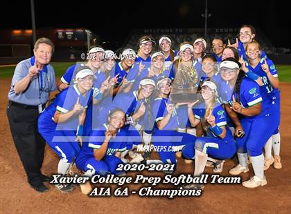 Thumbnail 3 in  Xavier College Prep vs. Red Mountain (AIA 6A Final - Awards) photogallery.