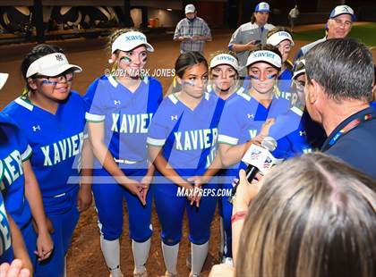 Thumbnail 3 in  Xavier College Prep vs. Red Mountain (AIA 6A Final - Awards) photogallery.