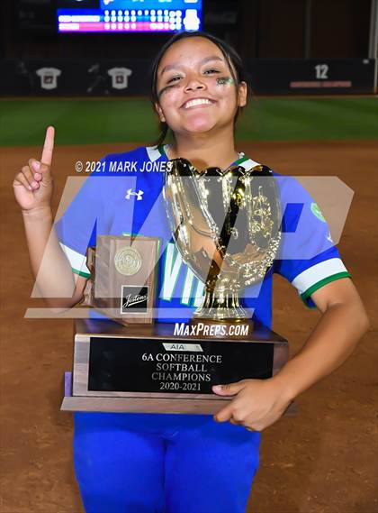 Thumbnail 1 in  Xavier College Prep vs. Red Mountain (AIA 6A Final - Awards) photogallery.