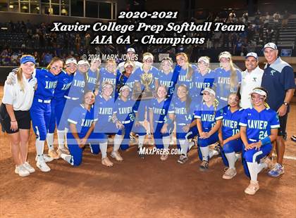 Thumbnail 1 in  Xavier College Prep vs. Red Mountain (AIA 6A Final - Awards) photogallery.